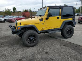  Salvage Jeep Wrangler