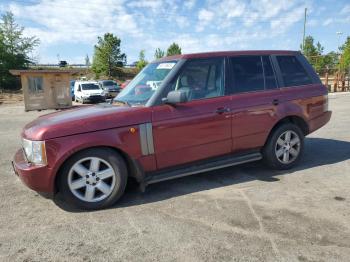  Salvage Land Rover Range Rover