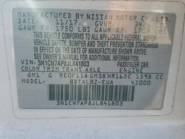 Nissan Versa S Image 12