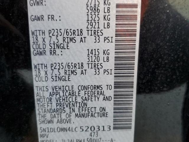 INFINITI Qx Luxe Image 7