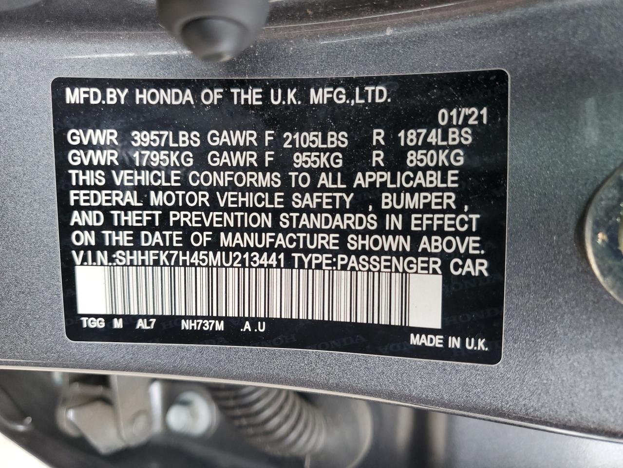 Honda Civic Sport Image 12