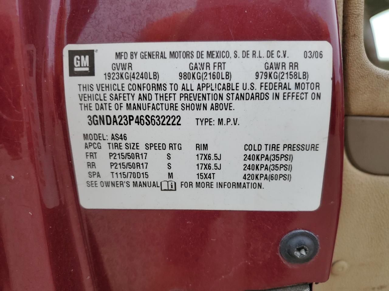 Chevrolet HHR Lt Image 8