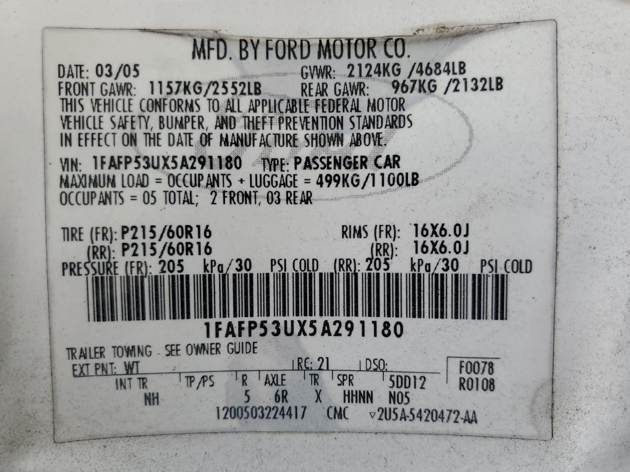 Ford Taurus Se Image 10