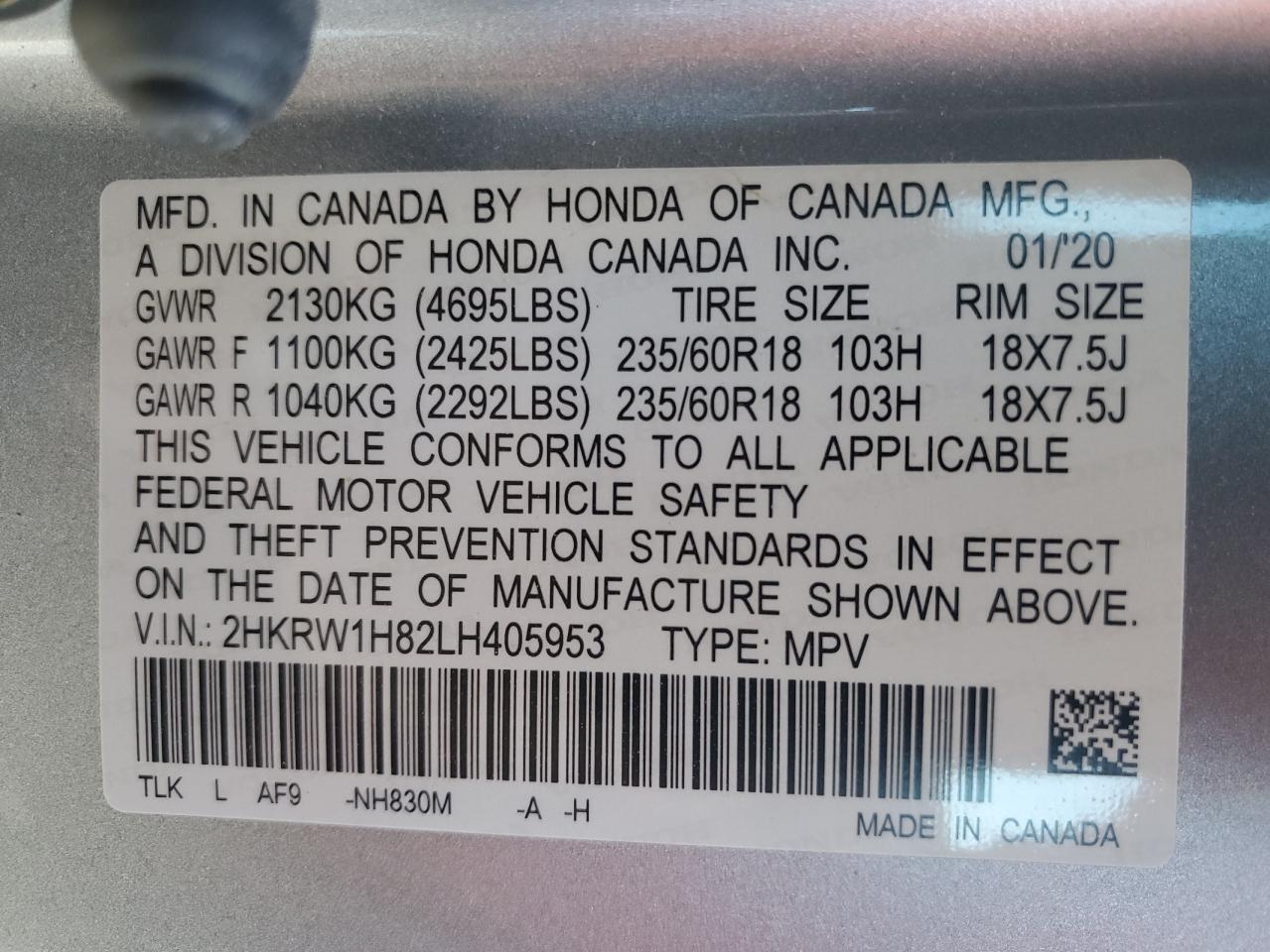 Honda Crv Exl Image 11