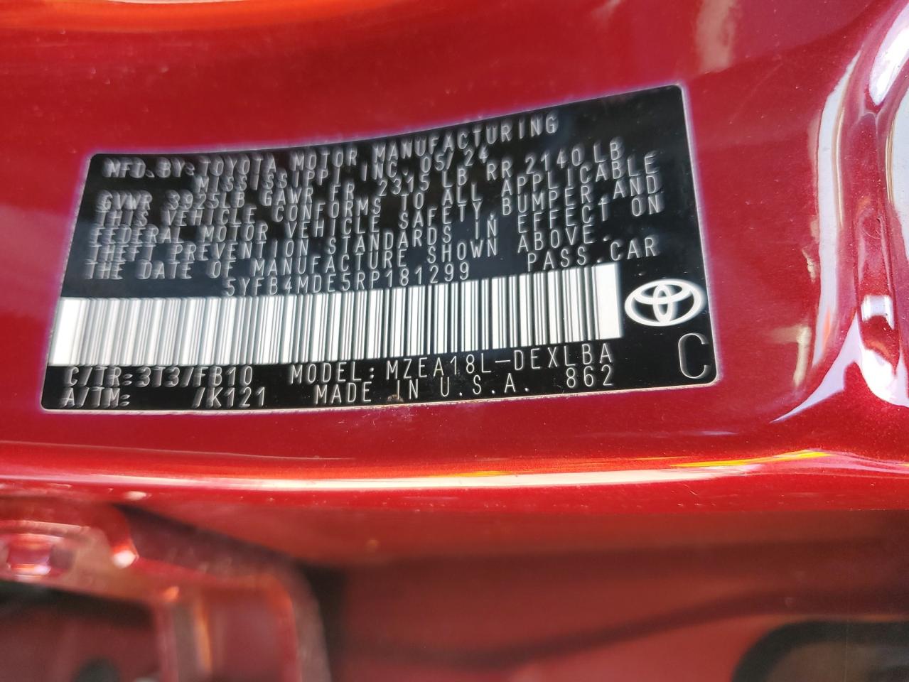 Toyota Corolla Le Image 10