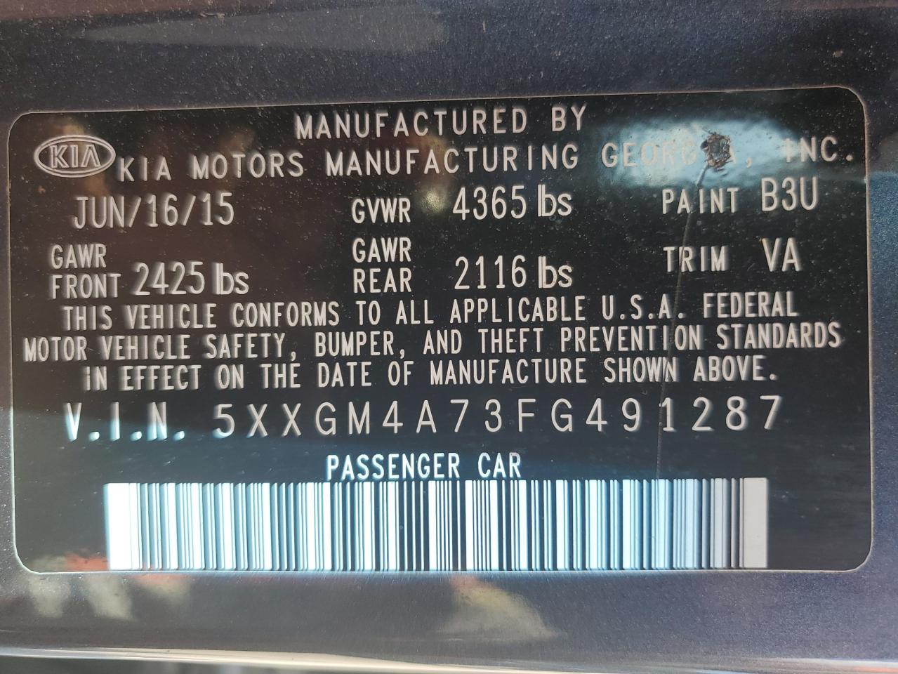 Kia Optima Lx Image 13