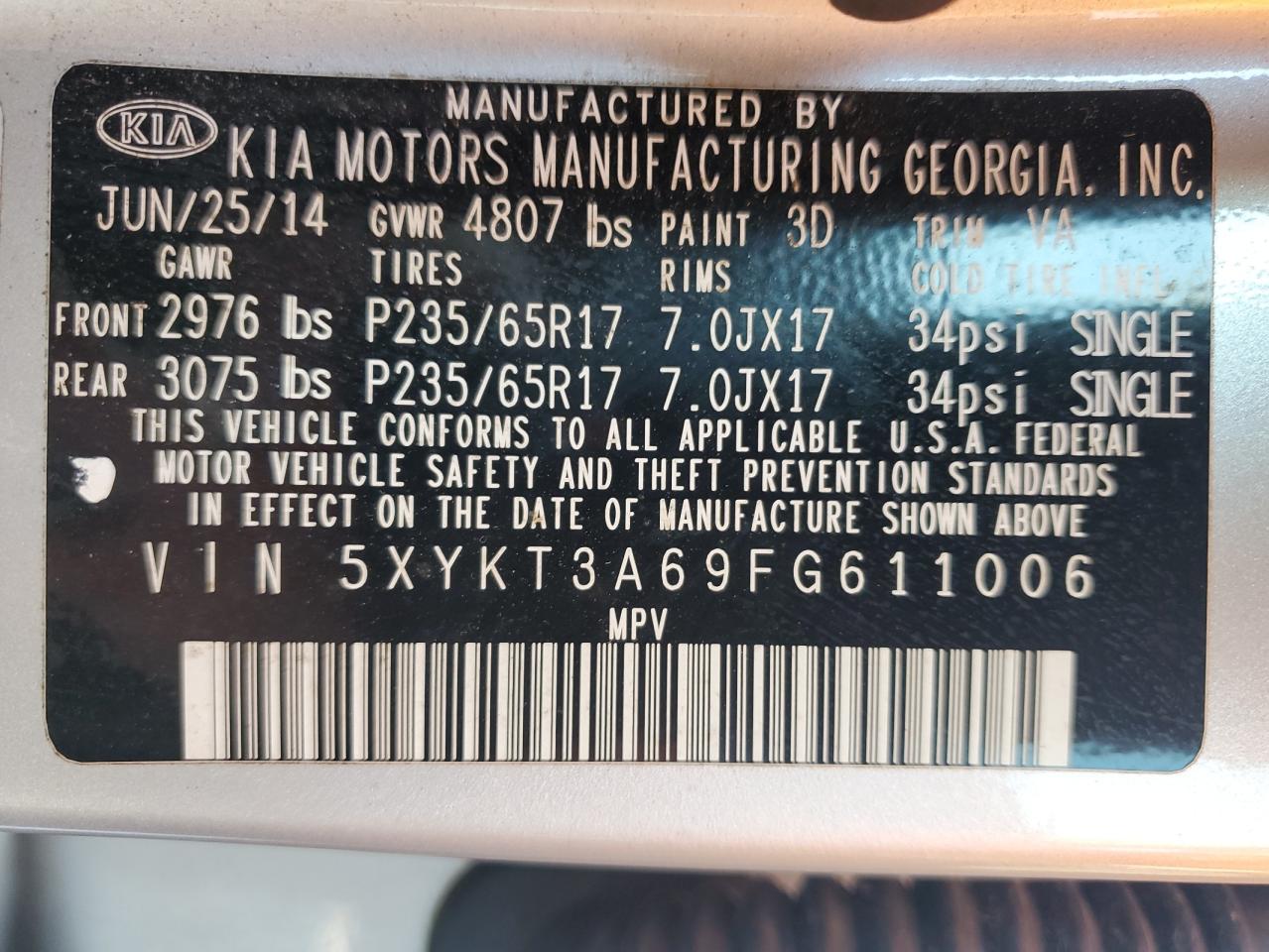 Kia Sorento Lx Image 13