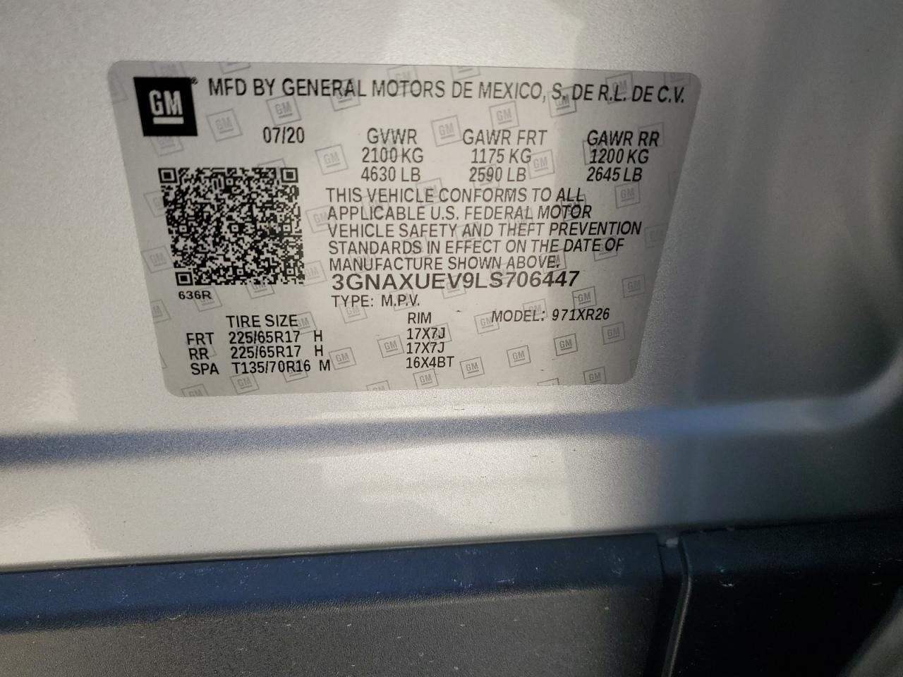 Chevrolet Equinox Lt Image 12