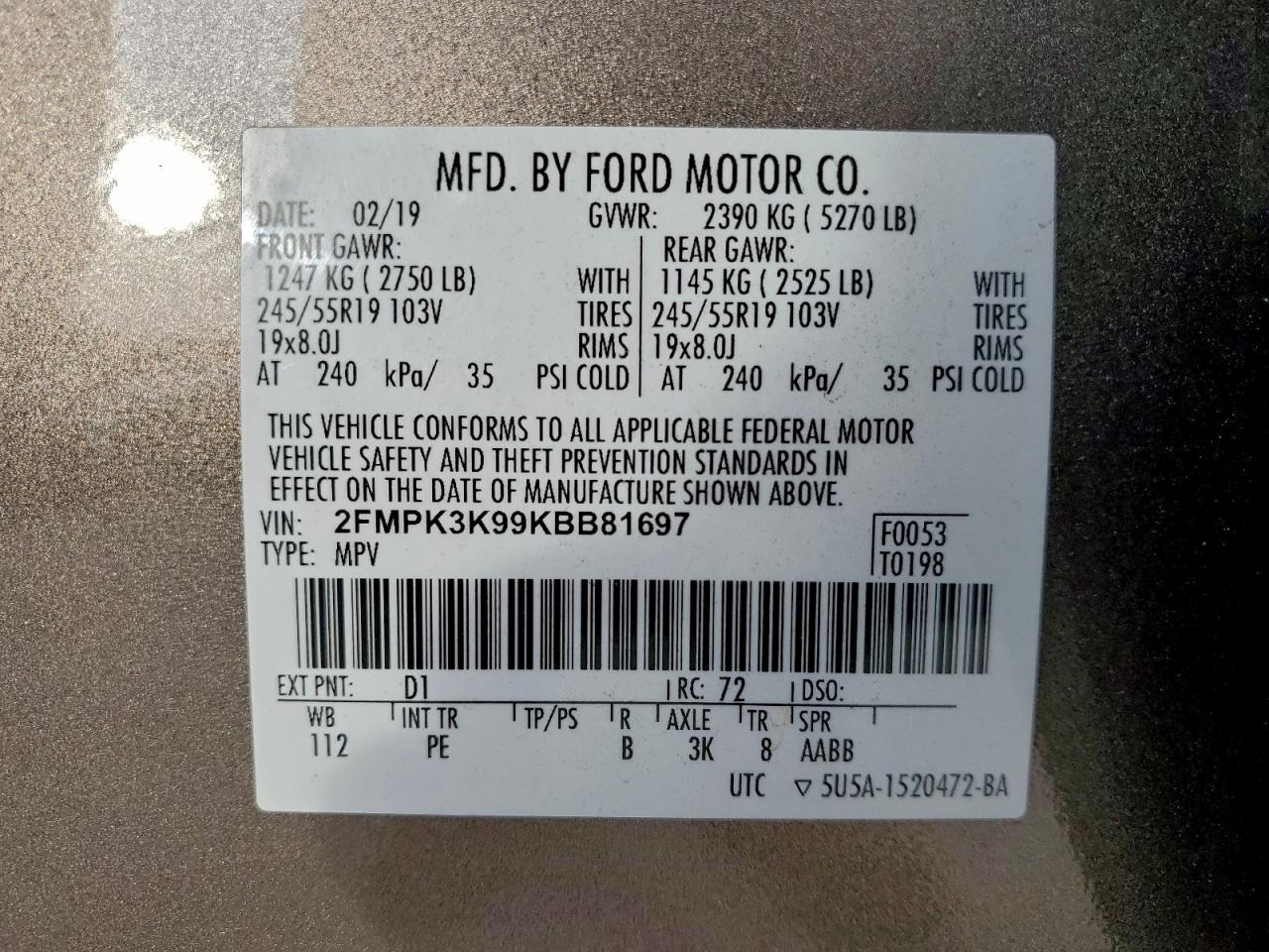 Ford Edge Titanium Image 8