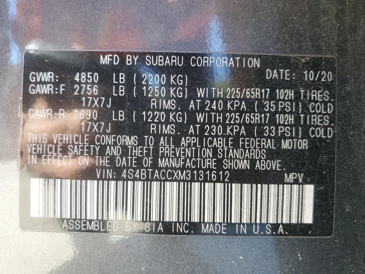 Subaru Outback Premium Image 12