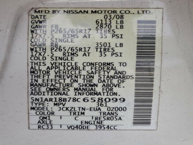 Nissan Pathfinder S Image 3