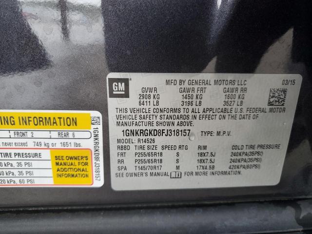 Chevrolet Traverse Lt Image 11