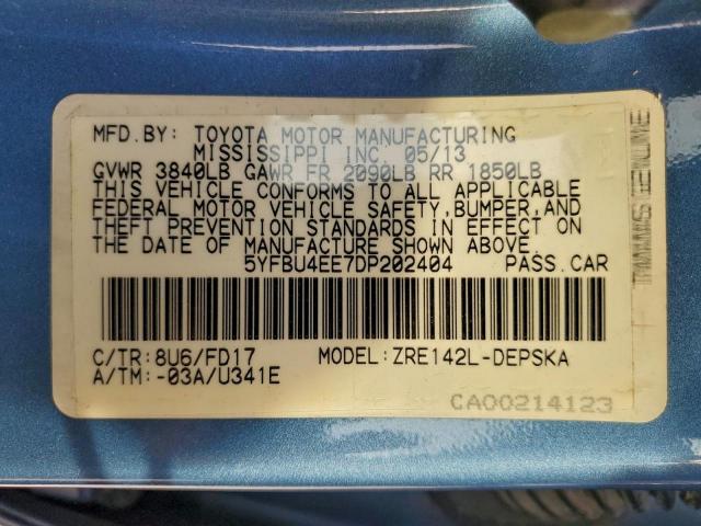 Toyota Corolla Base Image 9