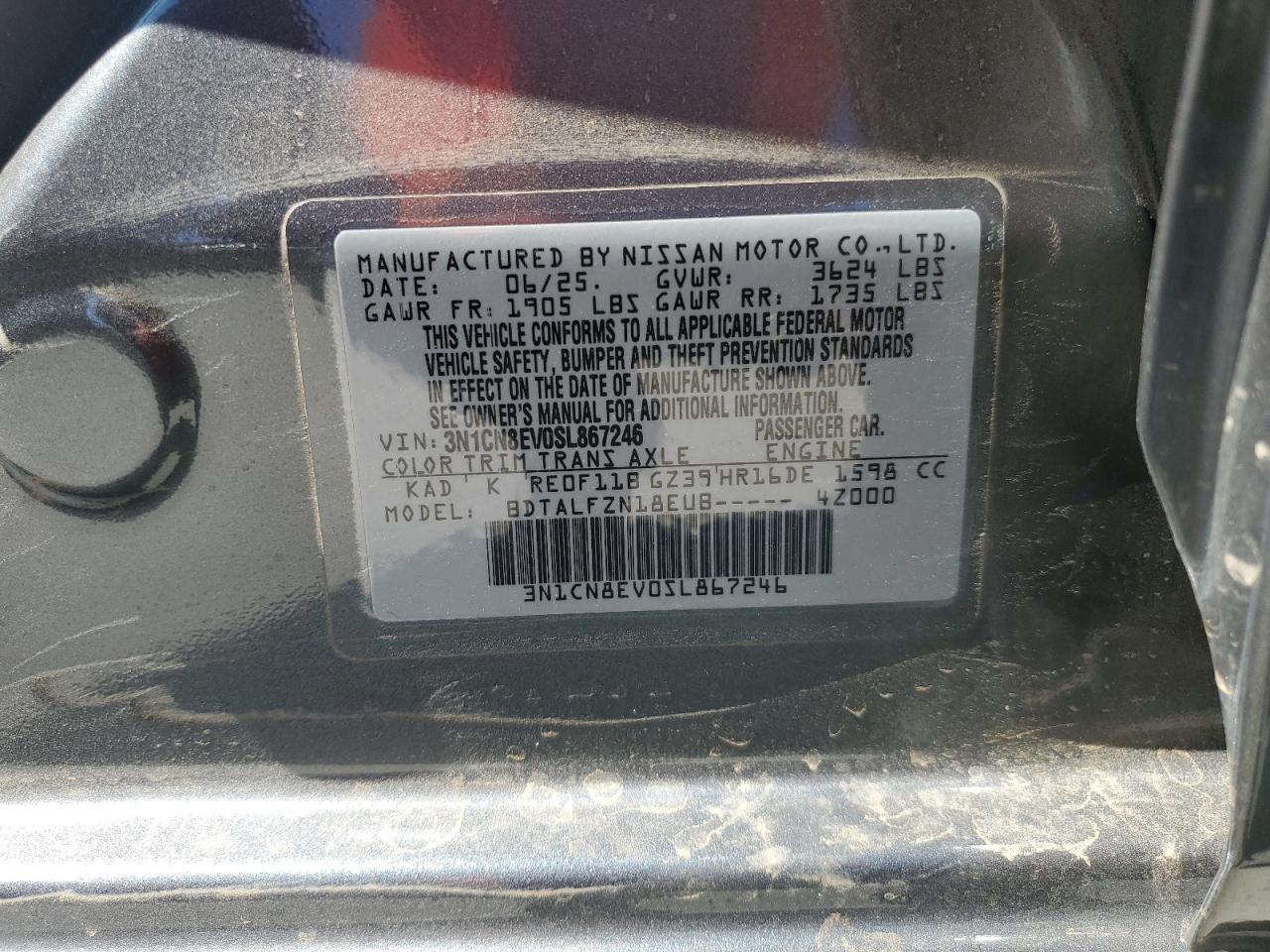 Nissan Versa Sv Image 7