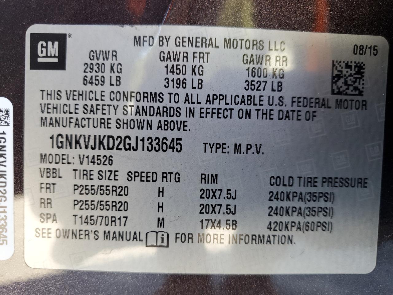 Chevrolet Traverse Ltz Image 14