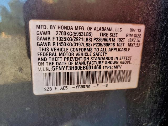 Honda Pilot Touring Image 11