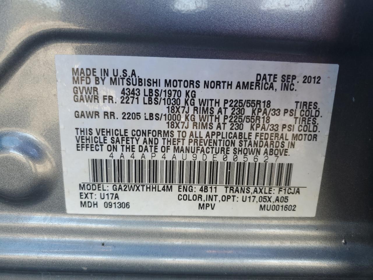 Mitsubishi Outlander Se Image 13