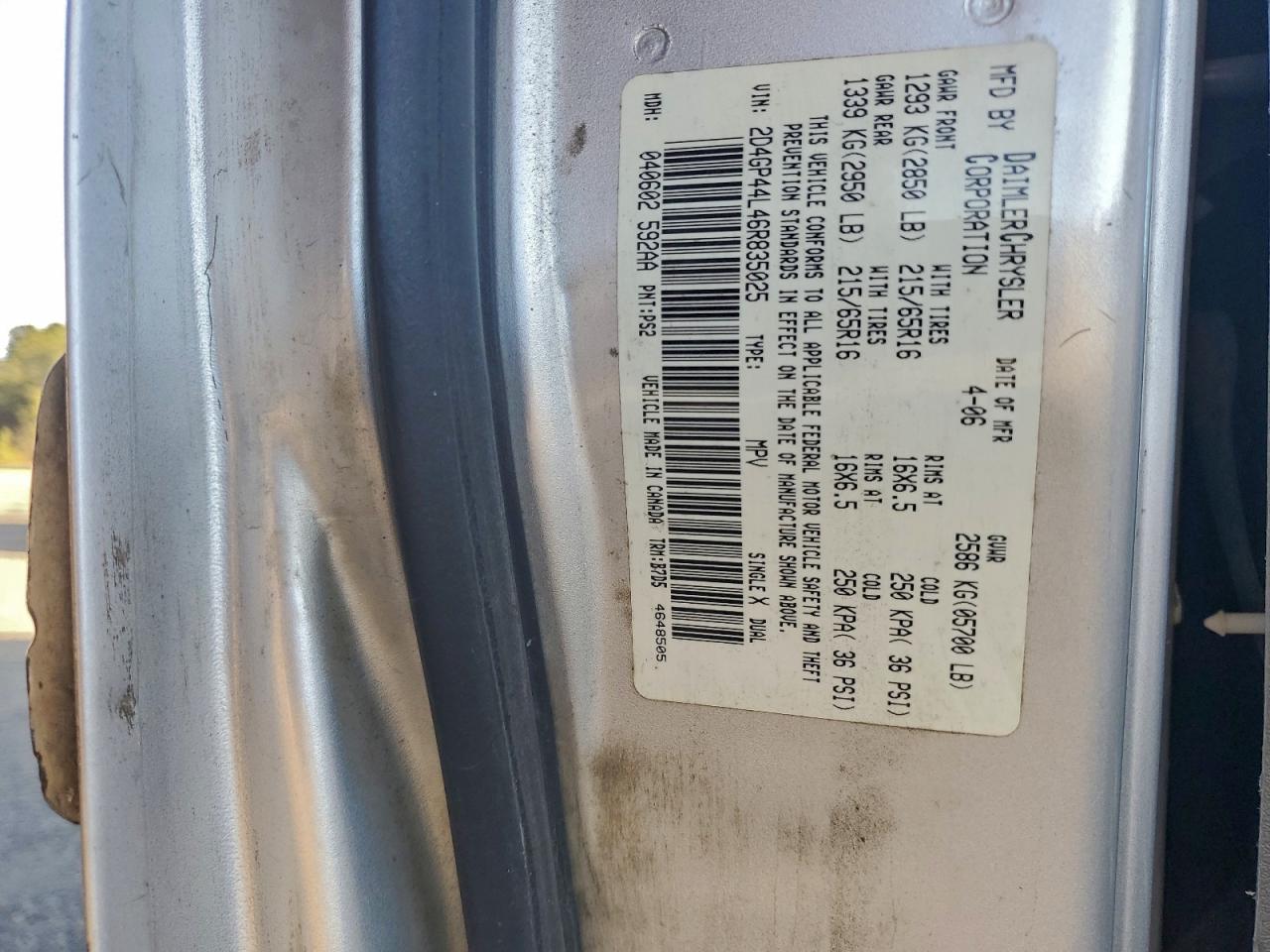 Dodge Caravan Sxt Image 13