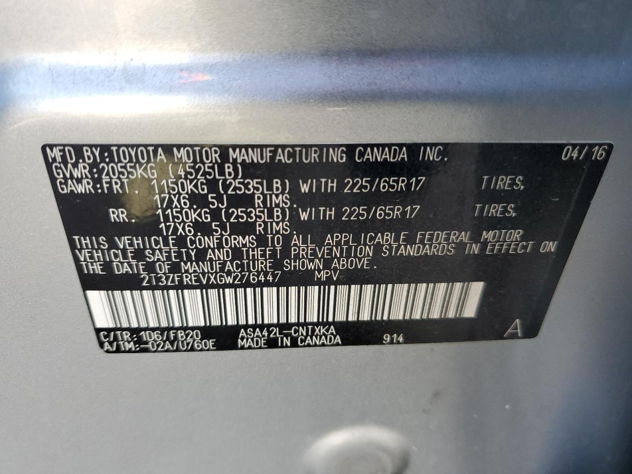 Toyota RAV4 Le Image 4