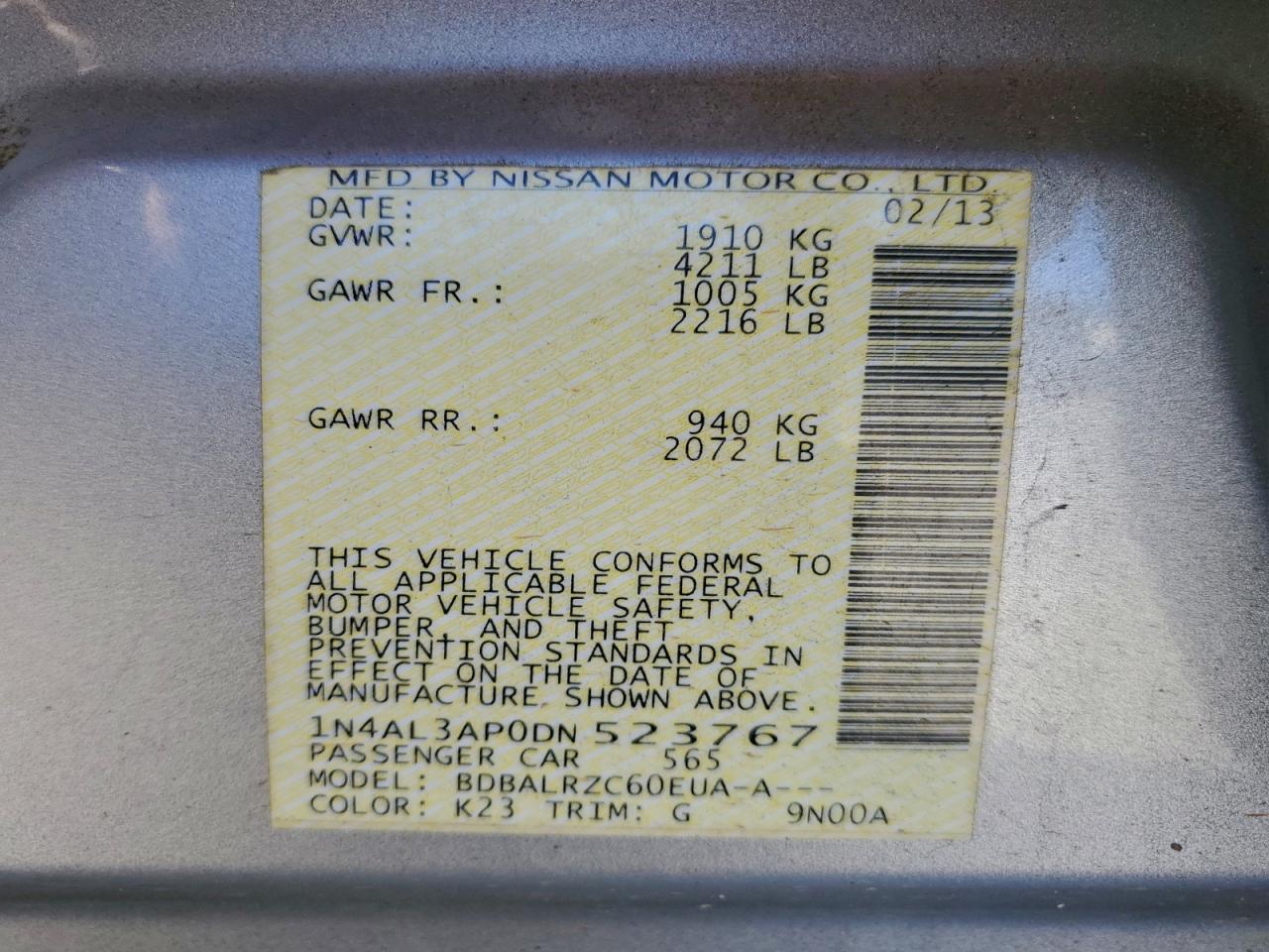 Nissan Altima 2.5 Image 10