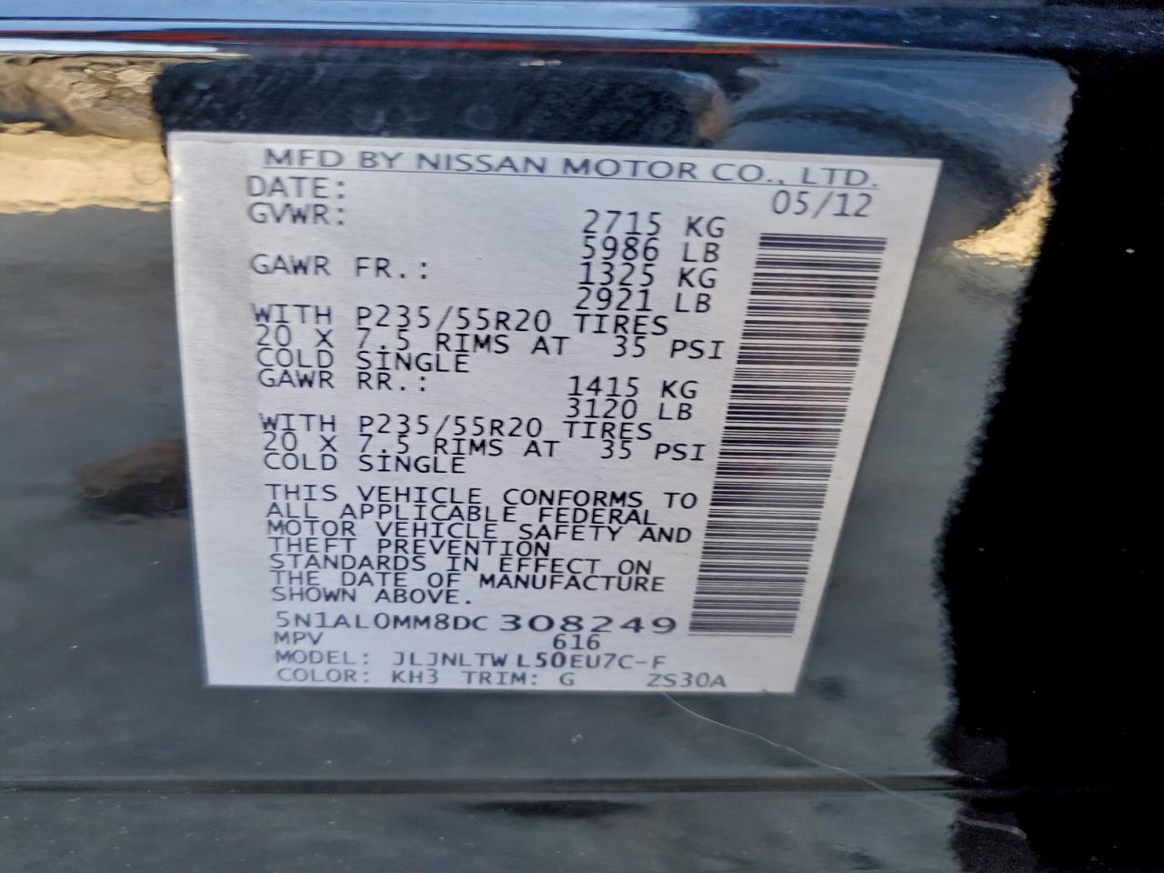 INFINITI JX35 Image 4