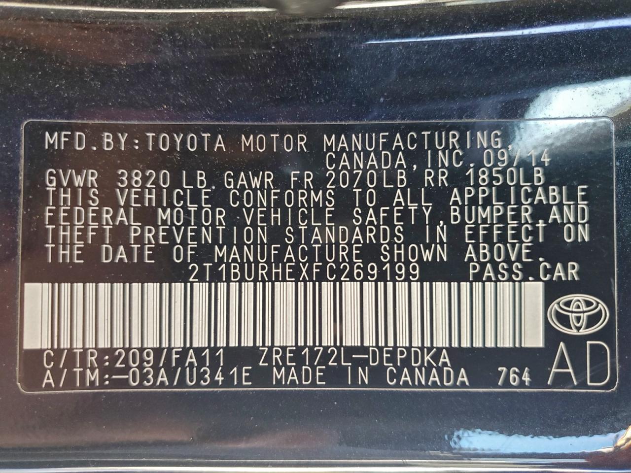 Toyota Corolla L Image 13