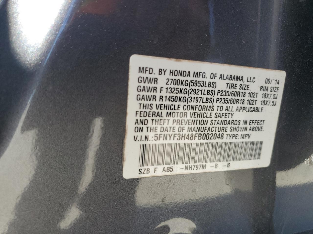 Honda Pilot Ex Image 9