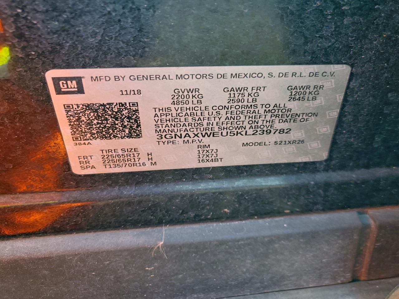 Chevrolet Equinox Lt Image 8