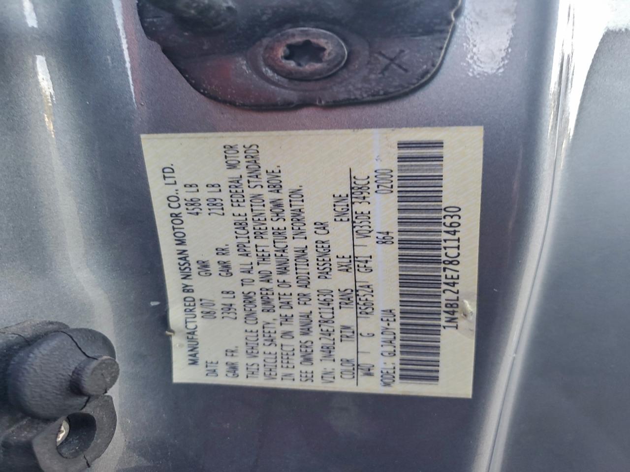 Nissan Altima 3.5se Image 8