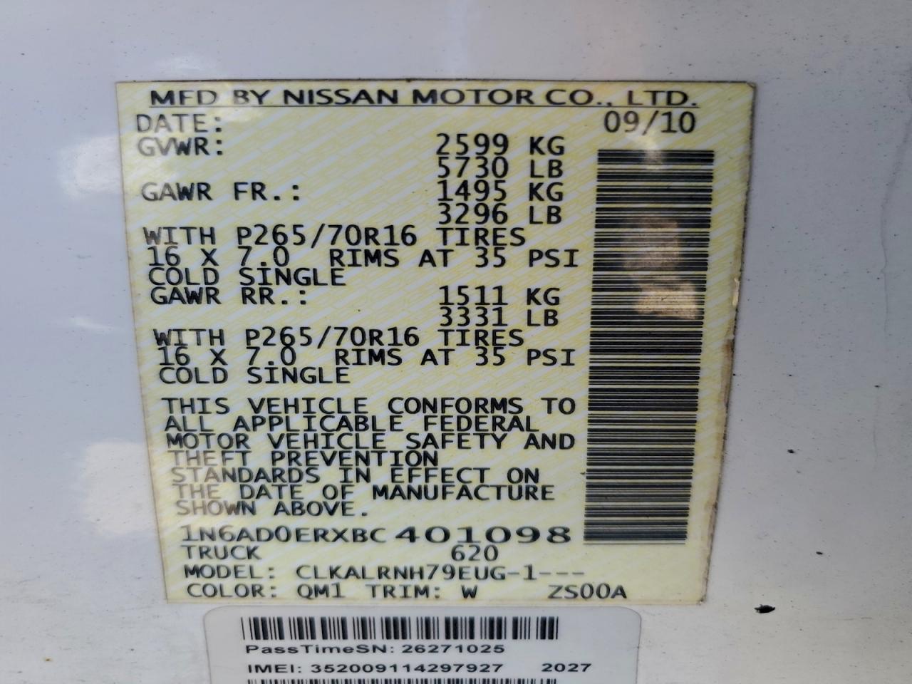 Nissan Frontier S Image 12