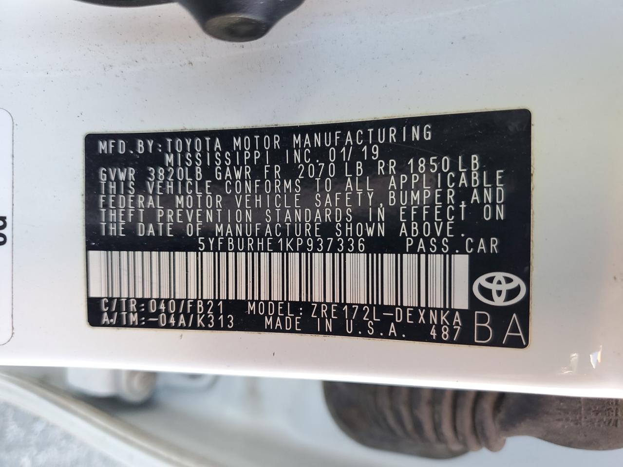 Toyota Corolla L Image 8