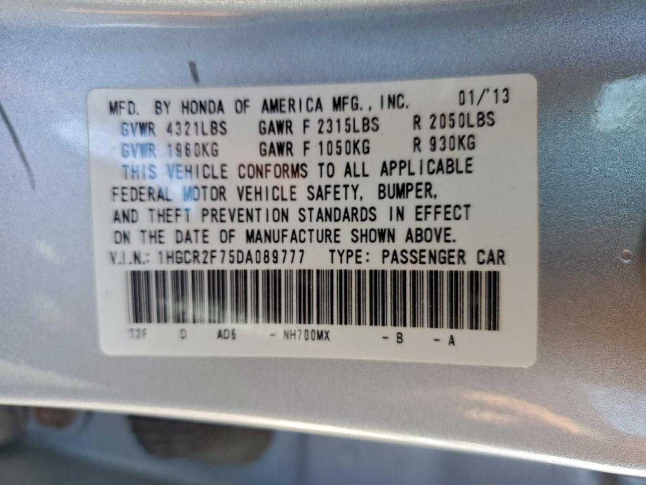 Honda Accord Ex Image 12