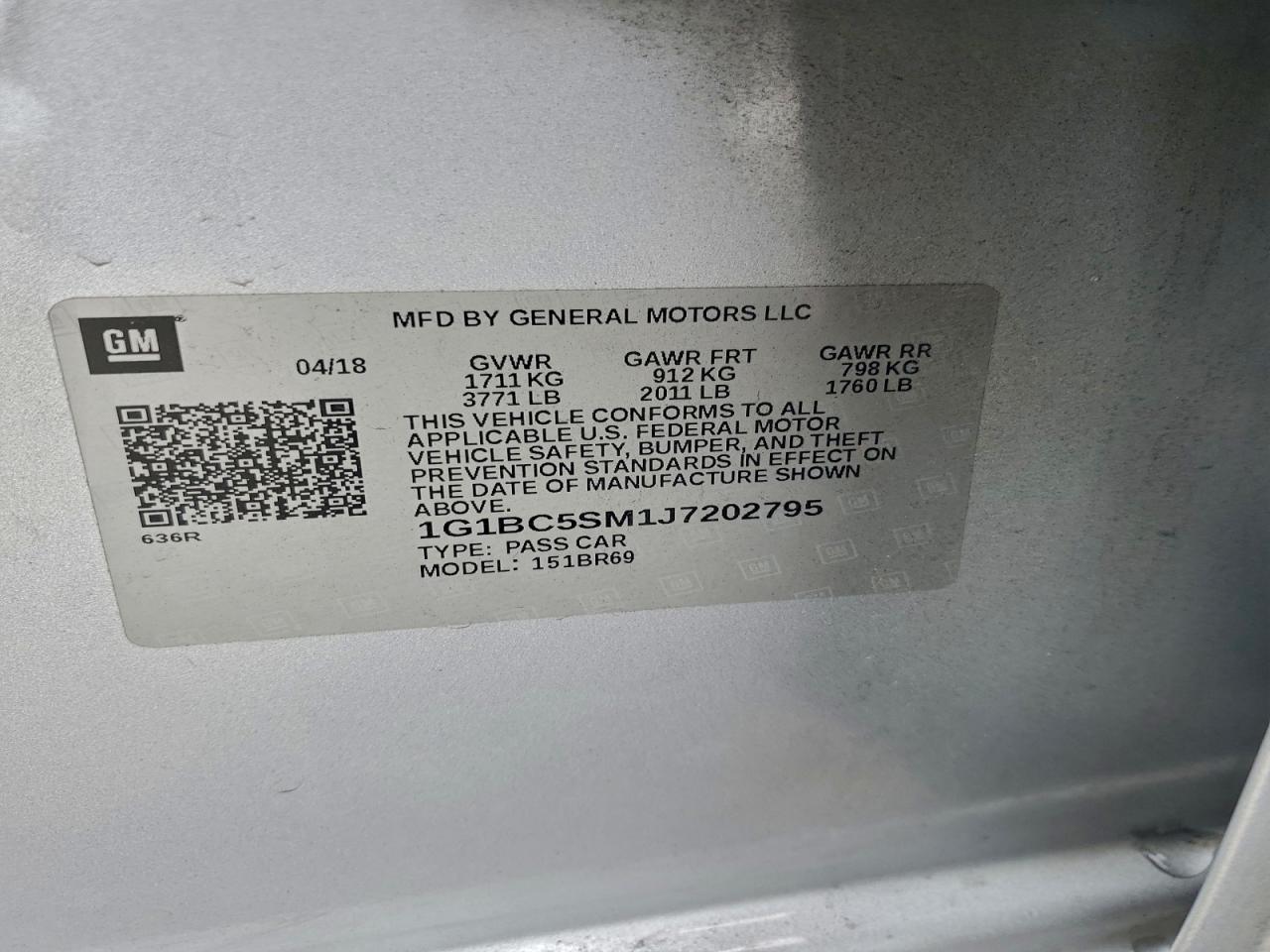 Chevrolet Cruze Ls Image 7