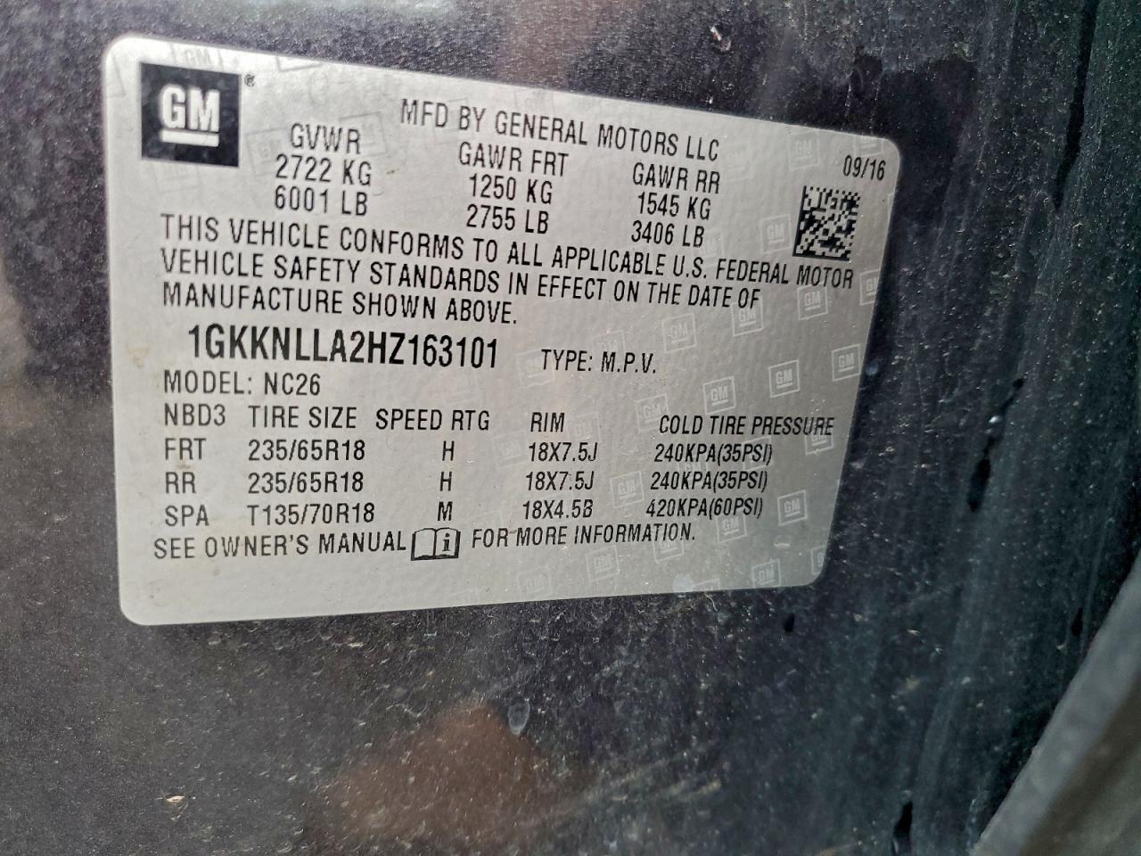 GMC Acadia Sle Image 12