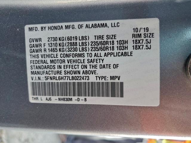 Honda Odyssey Exl Image 11