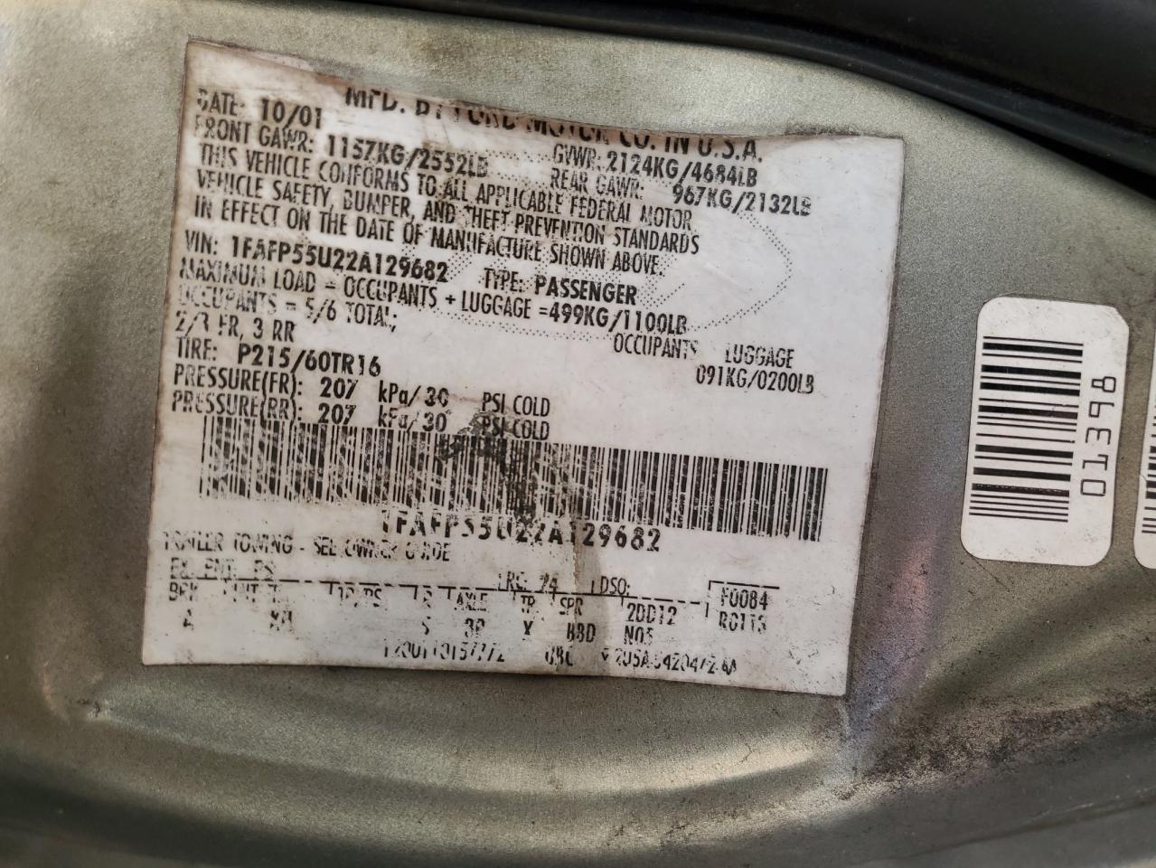 Ford Taurus Ses Ses Image 3