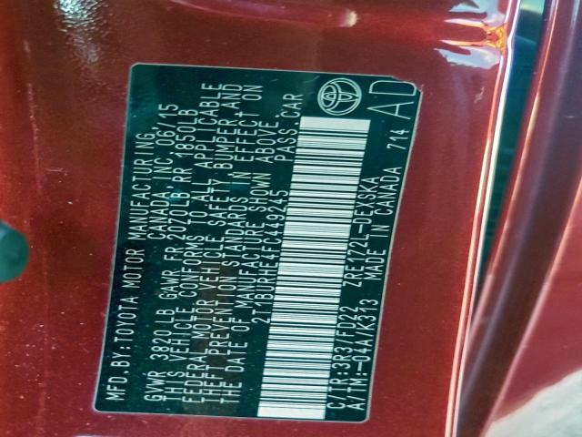 Toyota Corolla L Image 8