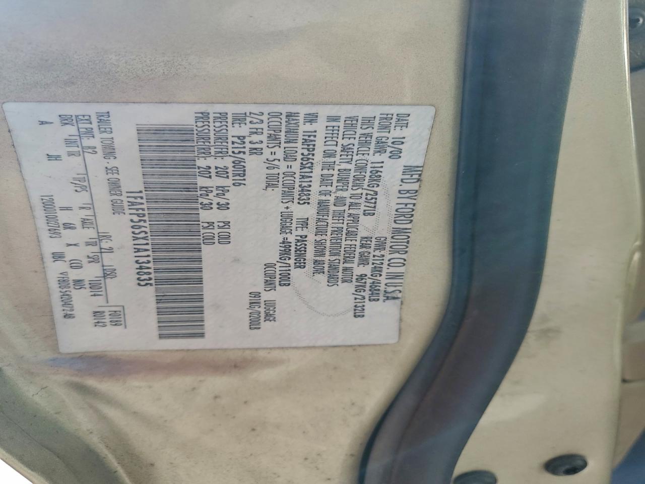 Ford Taurus Sel Image 10