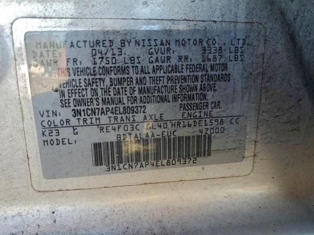 Nissan Versa S Image 5