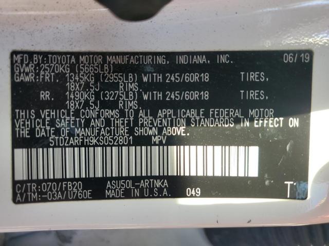 Toyota Highlander Le Image 8