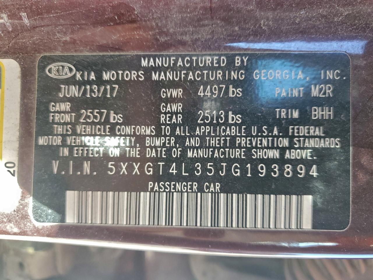 Kia Optima Lx Image 9