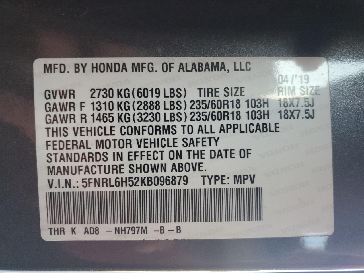 Honda Odyssey Ex Image 13