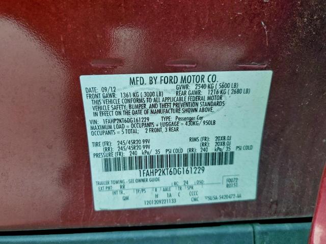 Ford Taurus Sho Image 4