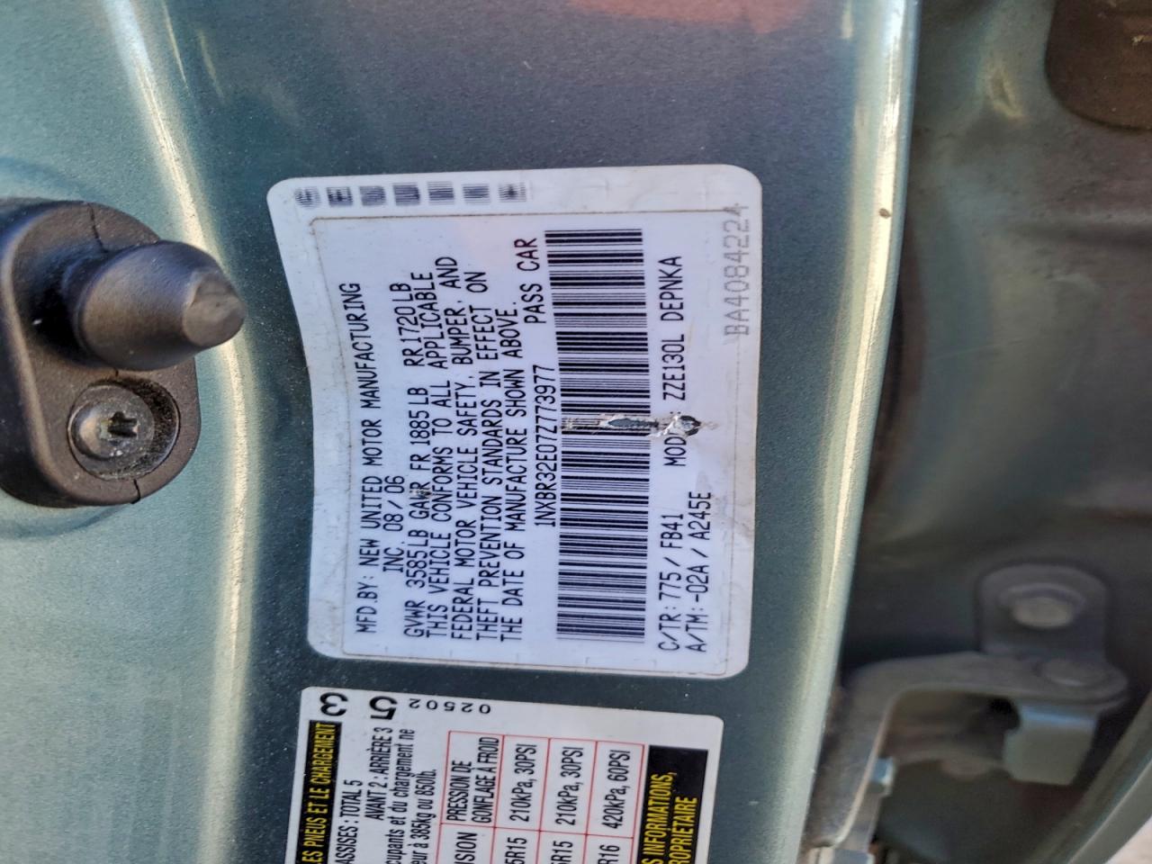 Toyota Corolla Ce Image 11