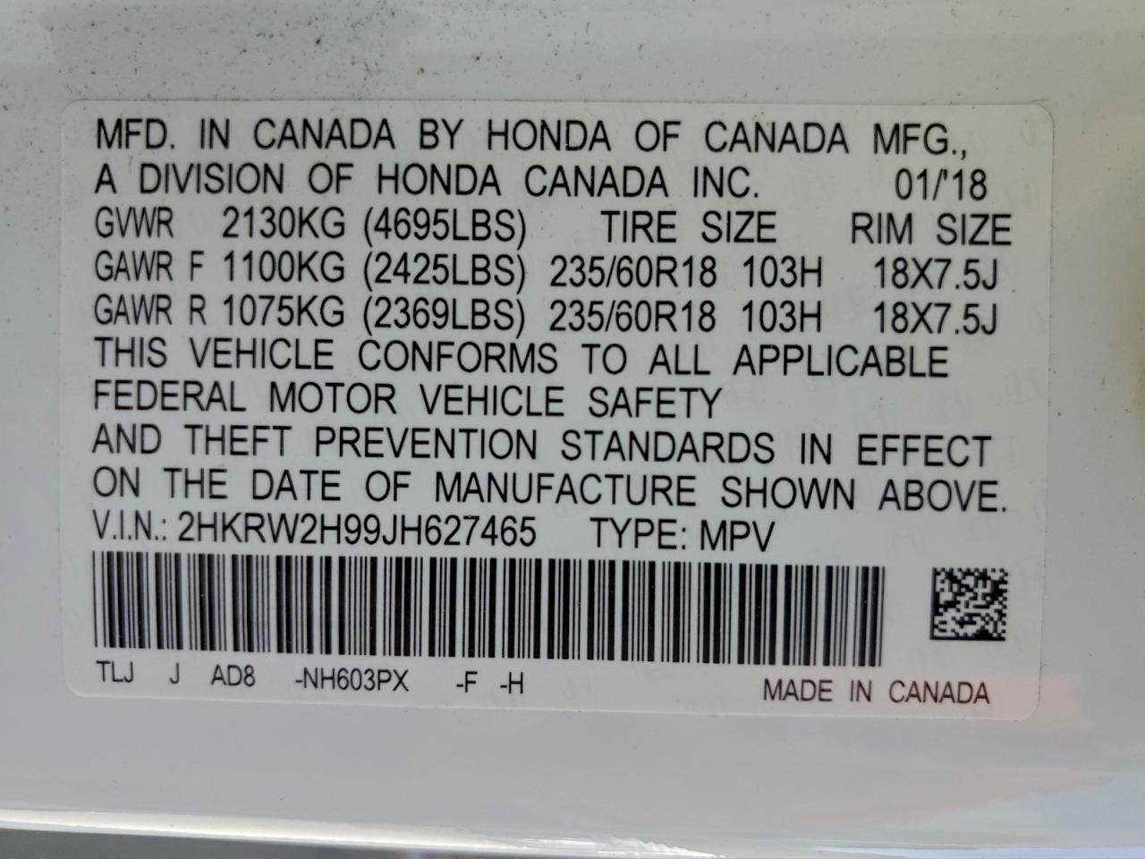 Honda Crv Touring Image 13