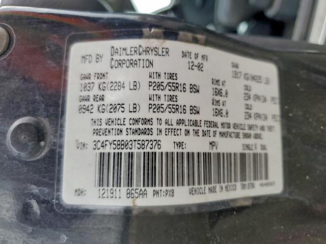 Chrysler PT Cruiser Touring Image 9