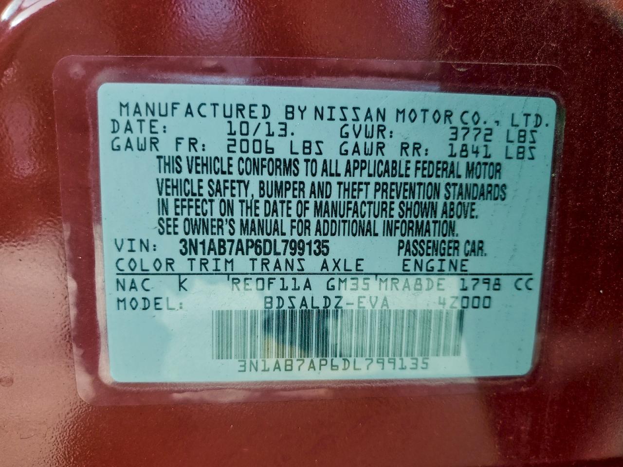 Nissan Sentra S Image 12