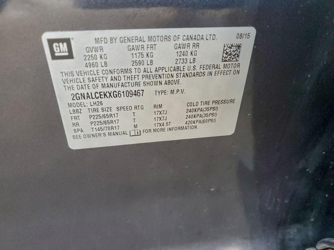 Chevrolet Equinox Lt Image 9