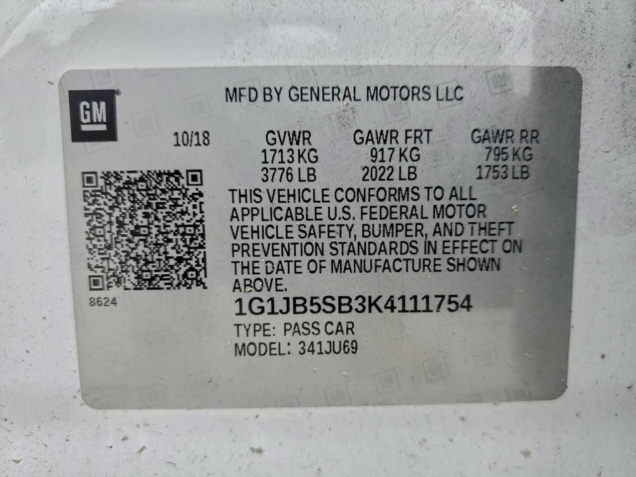 Chevrolet Sonic Ls Image 9