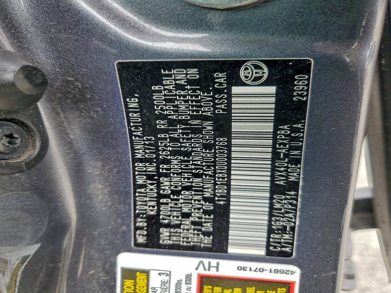 Toyota Avalon Hybrid Image 7